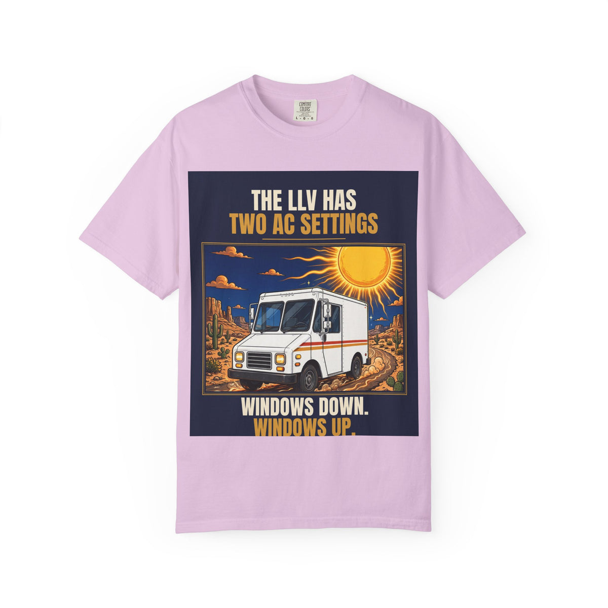 Mail Carrier T-Shirt - Two AC Settings | Funny Mail Carrier Tee | Comfort Colors
