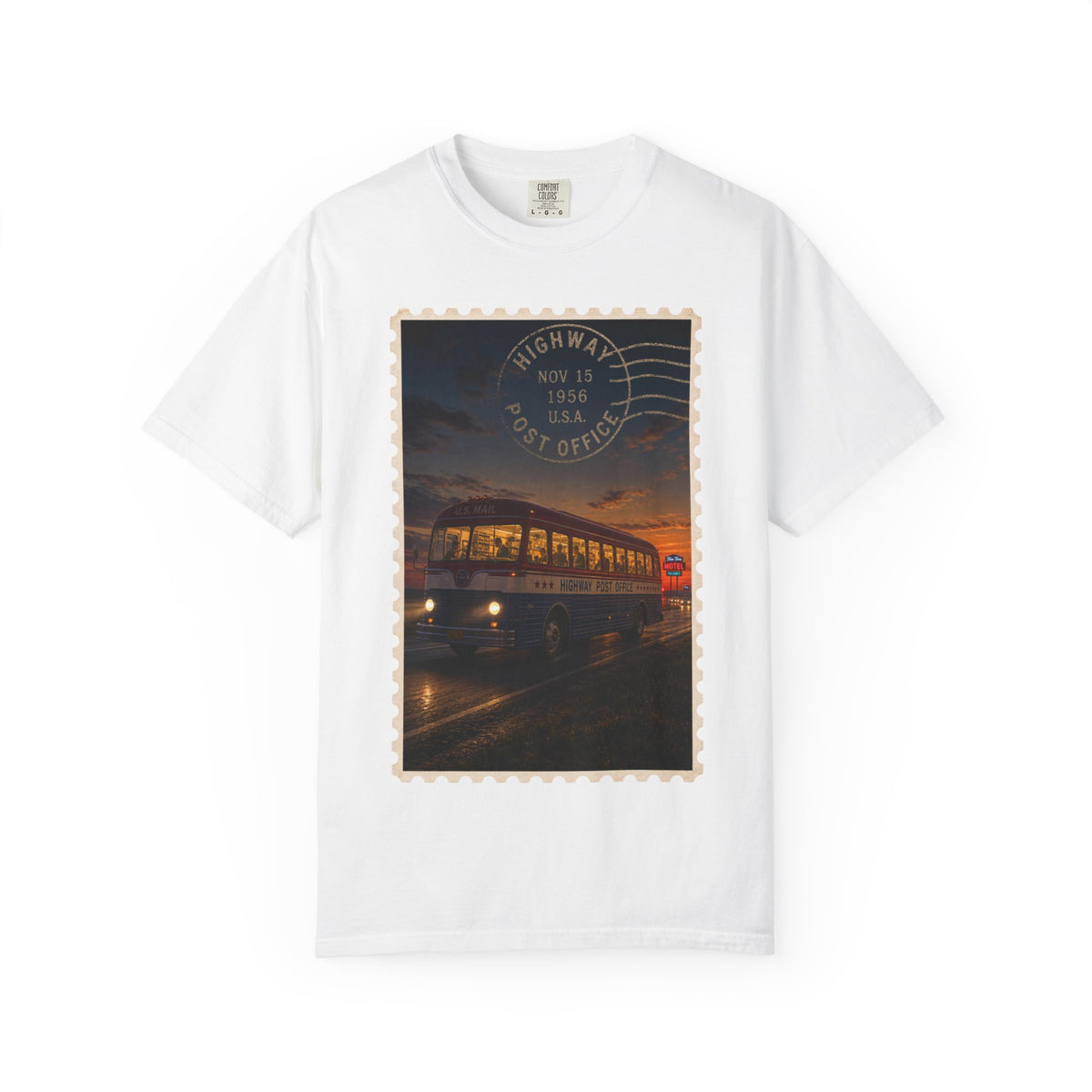 Highway Post Office 1941 — Vintage Mail Bus Shirt | Trivia Mail Carrier Tee