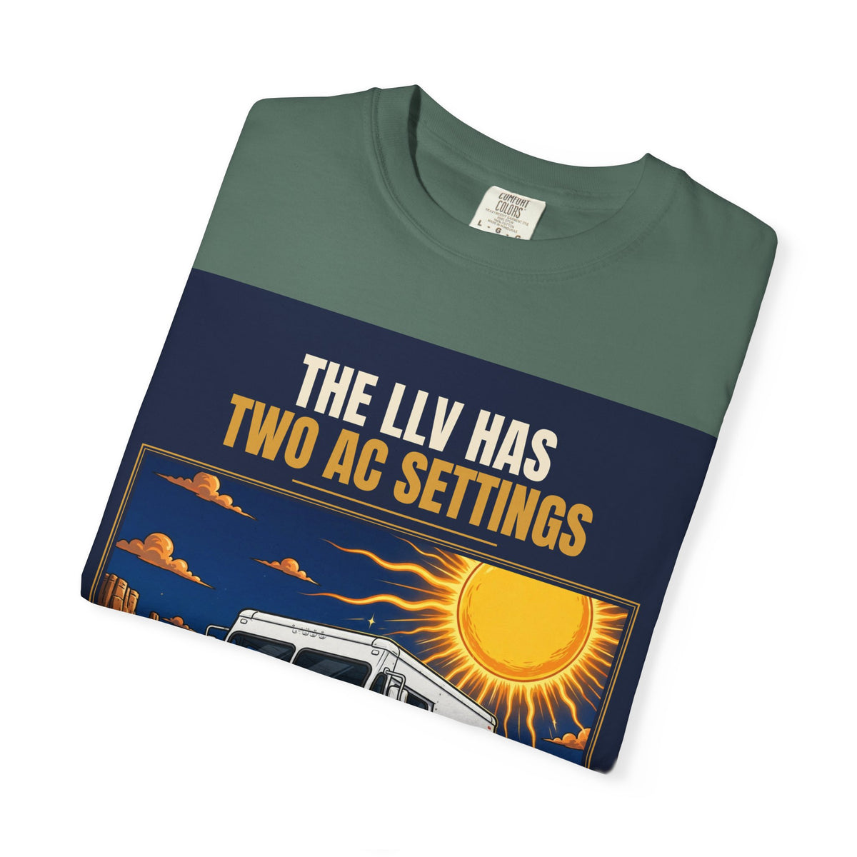 Mail Carrier T-Shirt - Two AC Settings | Funny Mail Carrier Tee | Comfort Colors