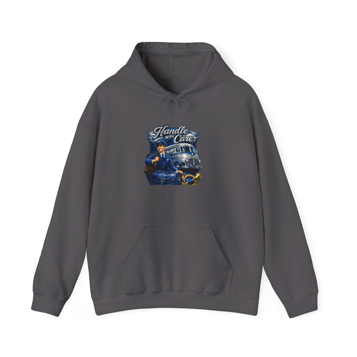 Mail Carrier Hoodie - Handle With Care | Funny Mail Carrier Hoodie | Gildan