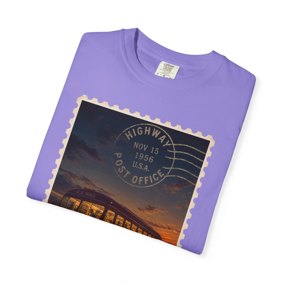 Highway Post Office 1941 — Vintage Mail Bus Shirt | Trivia Mail Carrier Tee