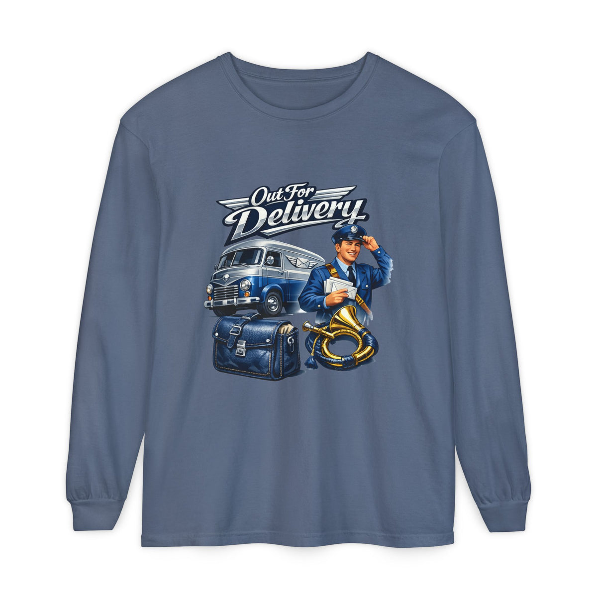Mail Carrier Long Sleeve - Out for Delivery | Funny Mail Carrier Long Sleeve | Comfort Colors