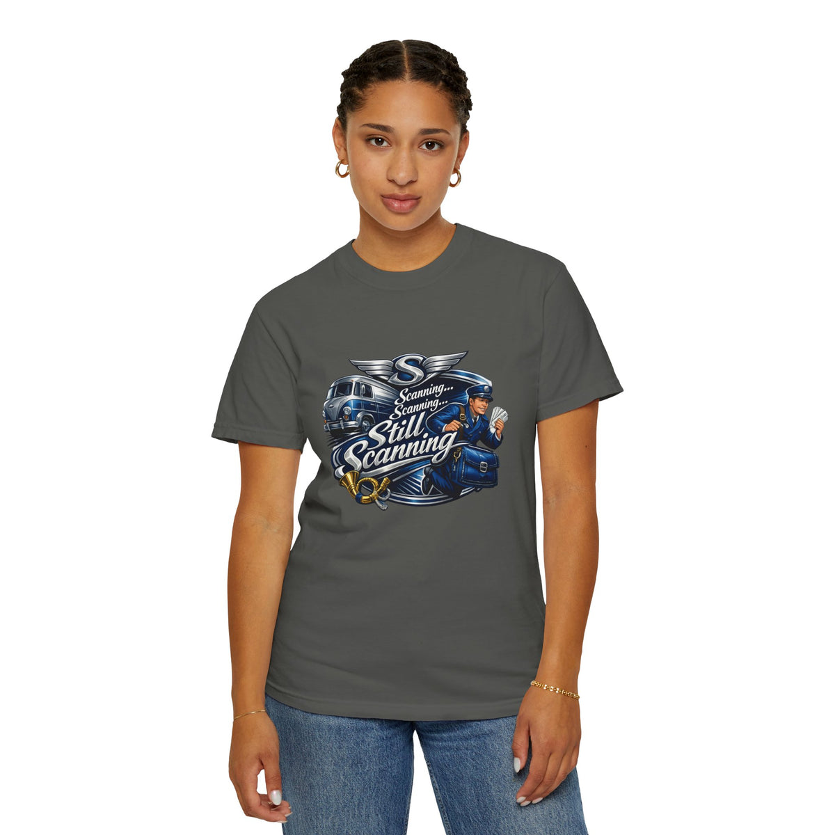 Mail Carrier T-Shirt - Still Scanning | Funny Mail Carrier Tee | Comfort Colors | Comfort Colors® 1717