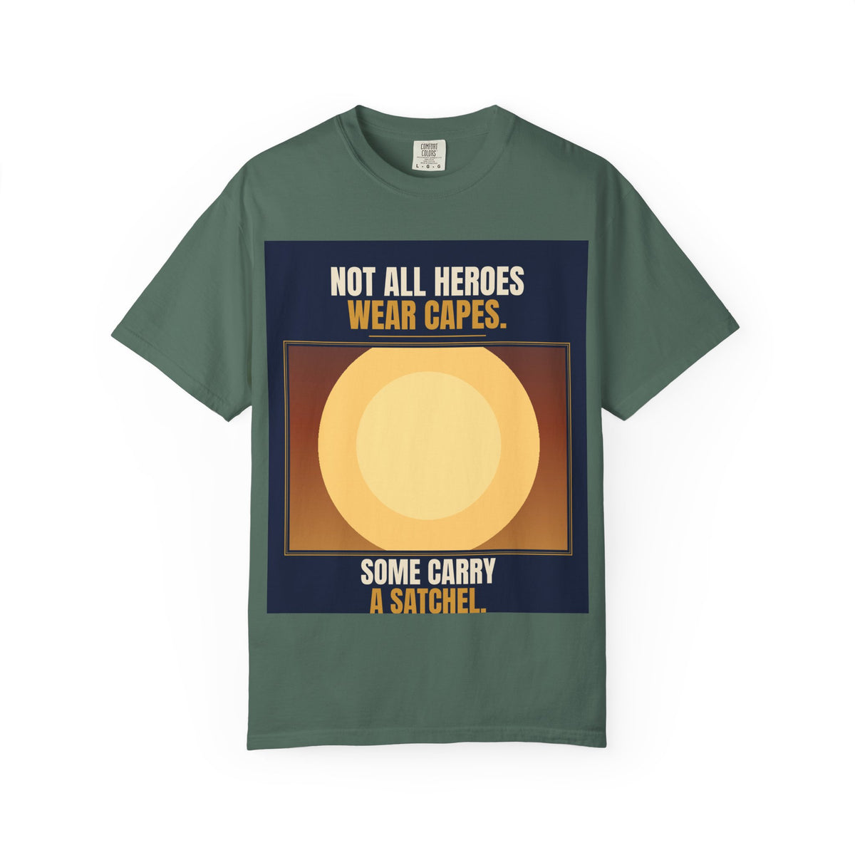 Mail Carrier T-Shirt - Not All Heroes | Funny Mail Carrier Tee | Comfort Colors
