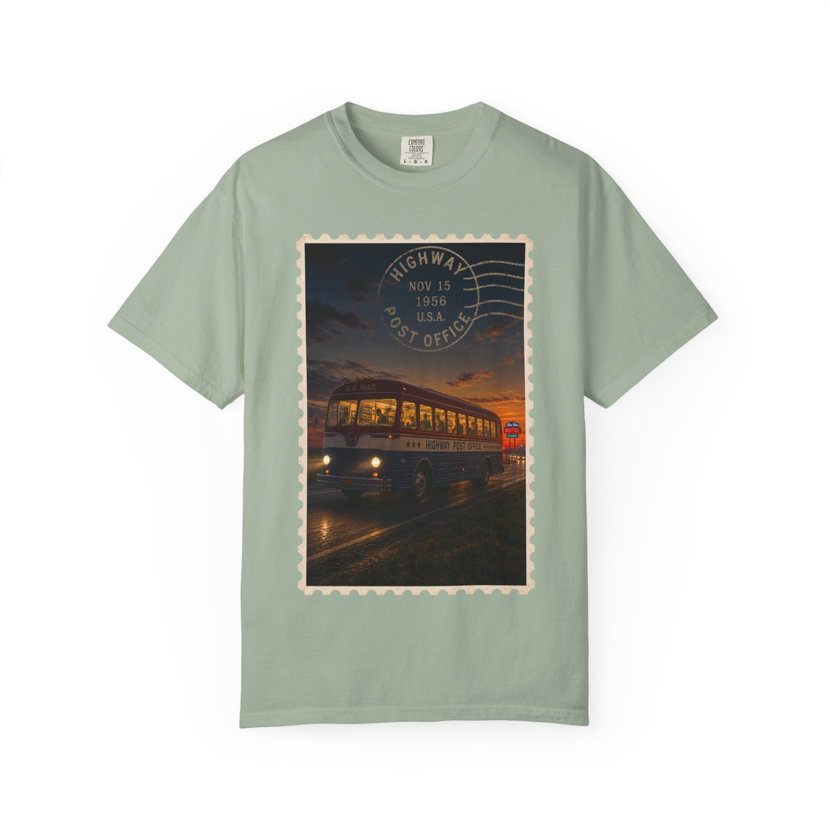 Highway Post Office 1941 — Vintage Mail Bus Shirt | Trivia Mail Carrier Tee