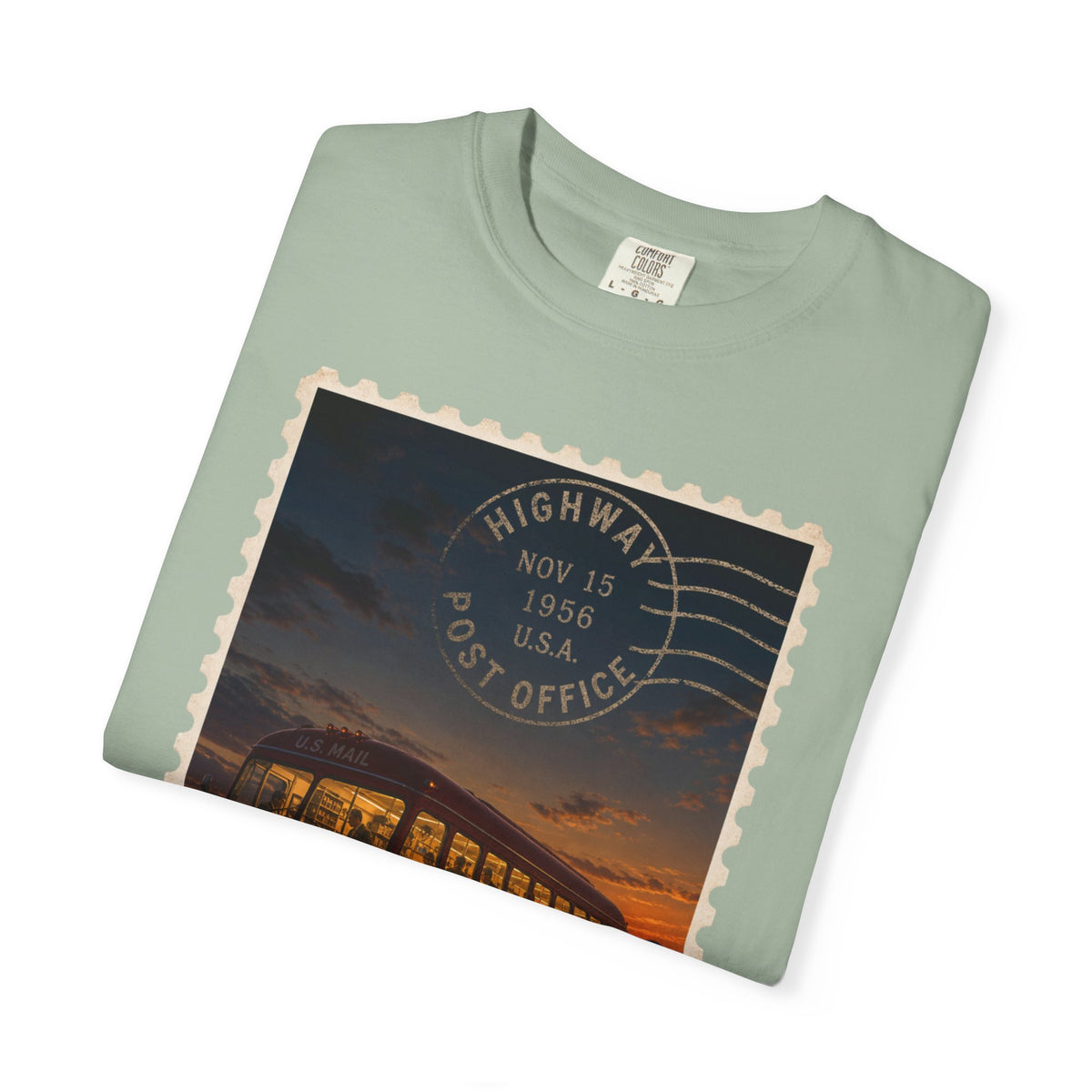 Highway Post Office 1941 — Vintage Mail Bus Shirt | Trivia Mail Carrier Tee