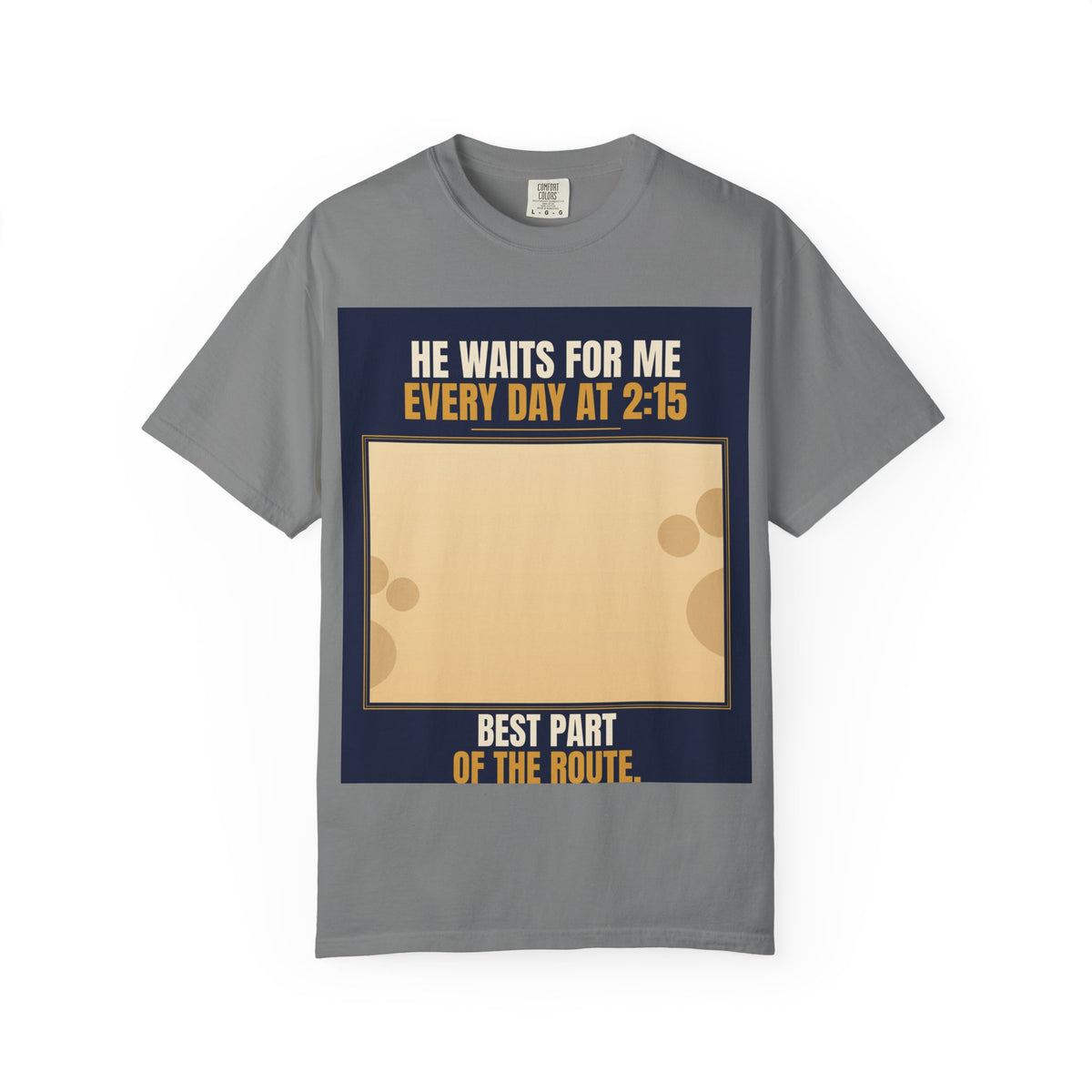 Mail Carrier T-Shirt - Best Part of the Route | Funny Mail Carrier Tee | Comfort Colors