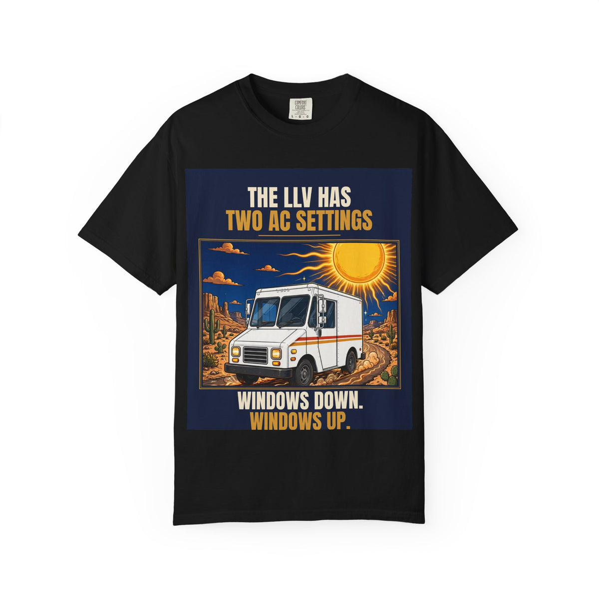 Mail Carrier T-Shirt - Two AC Settings | Funny Mail Carrier Tee | Comfort Colors