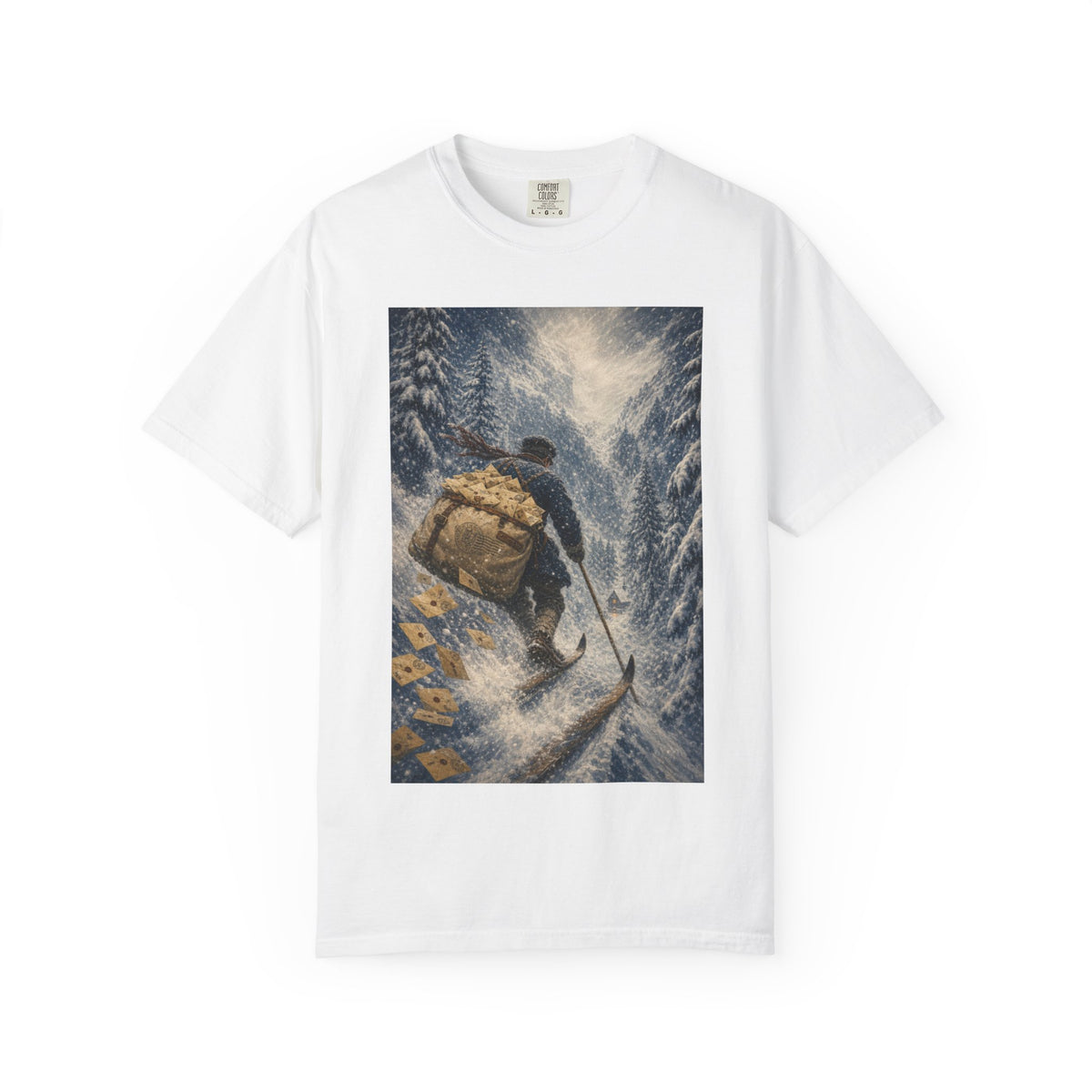 Snowshoe Thompson 1856 — Vintage Ski Mailman Shirt | Funny Mail Carrier Tee