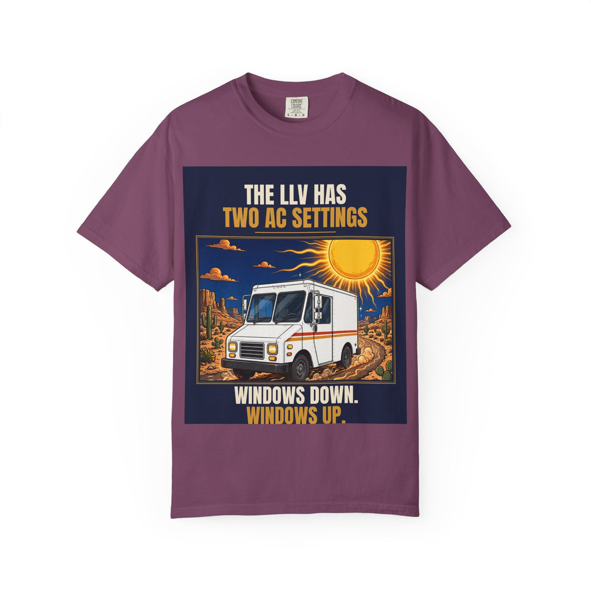 Mail Carrier T-Shirt - Two AC Settings | Funny Mail Carrier Tee | Comfort Colors
