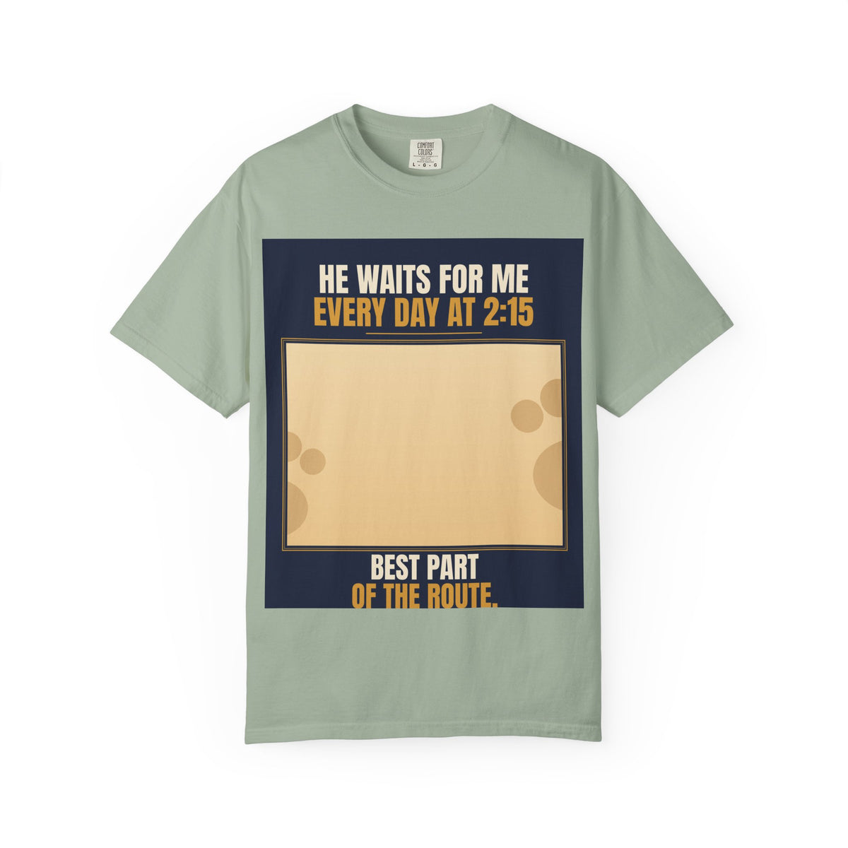 Mail Carrier T-Shirt - Best Part of the Route | Funny Mail Carrier Tee | Comfort Colors