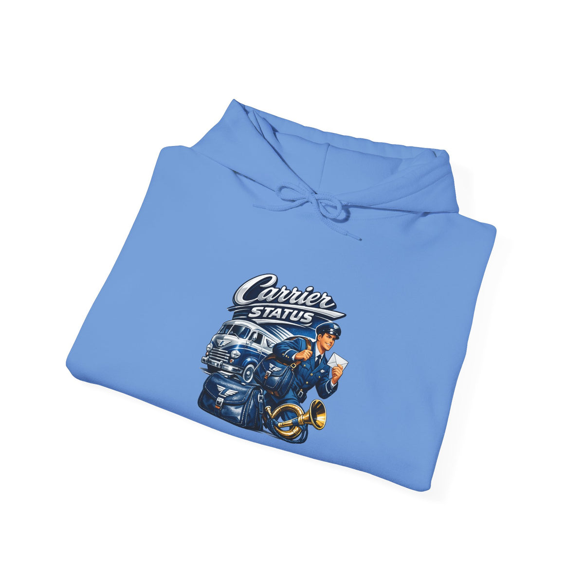 Mail Carrier Hoodie - Carrier Status | Funny Mail Carrier Hoodie | Gildan