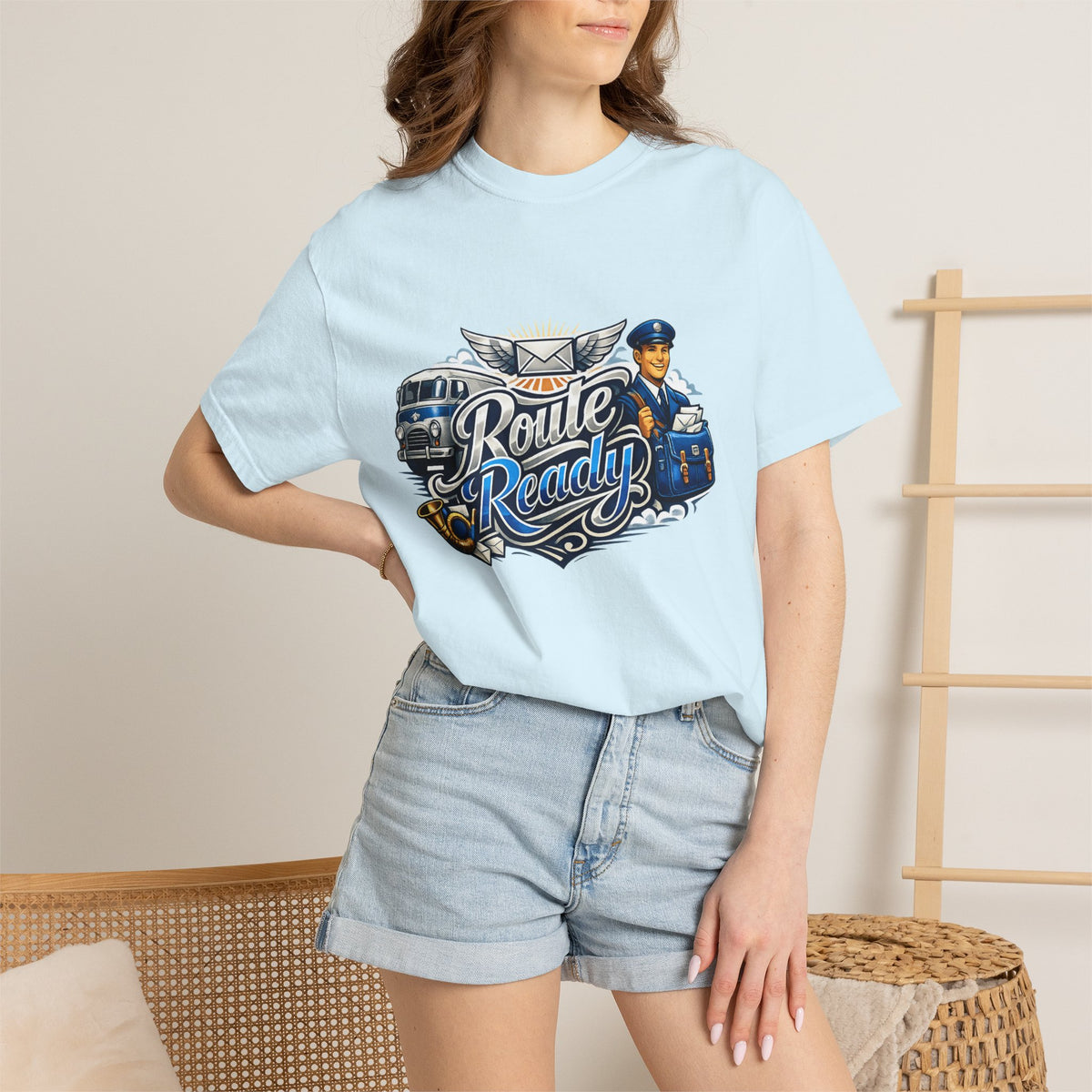 Mail Carrier T-Shirt - Route Ready | Funny Mail Carrier Tee | Comfort Colors