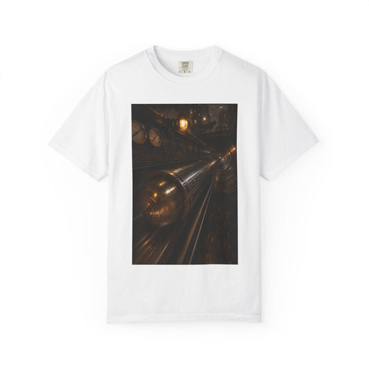 Pneumatic Tube Mail 1897 — Vintage Underground Mail Shirt | Trivia Mail Carrier Tee