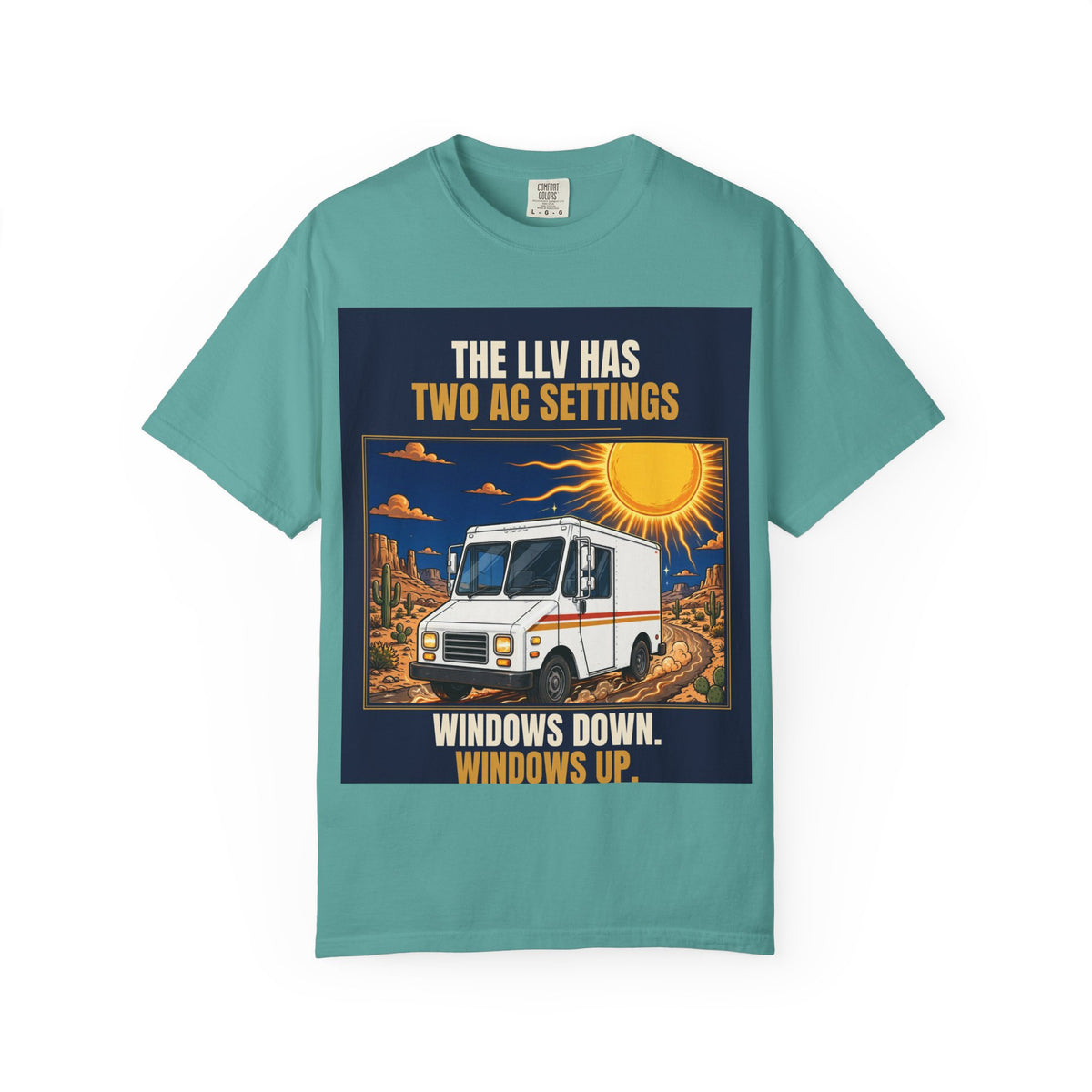 Mail Carrier T-Shirt - Two AC Settings | Funny Mail Carrier Tee | Comfort Colors