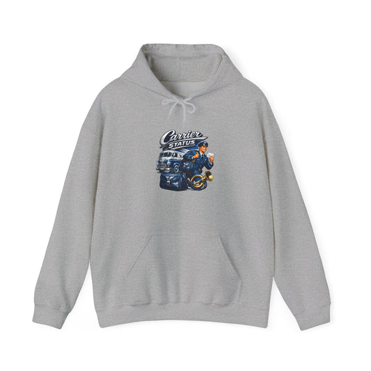Mail Carrier Hoodie - Carrier Status | Funny Mail Carrier Hoodie | Gildan
