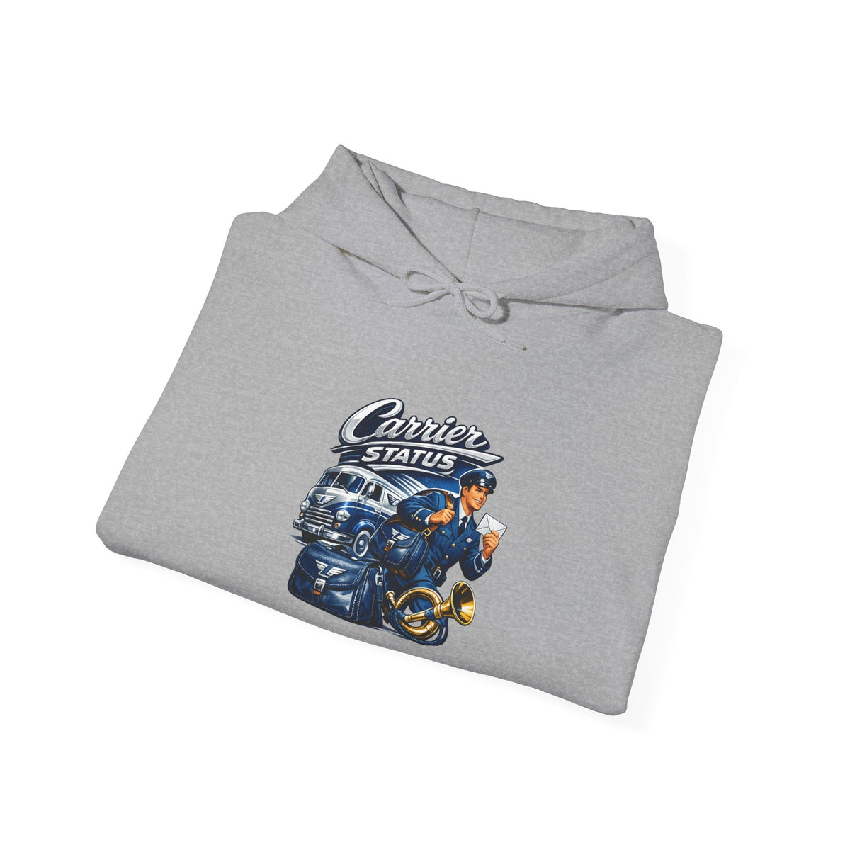 Mail Carrier Hoodie - Carrier Status | Funny Mail Carrier Hoodie | Gildan