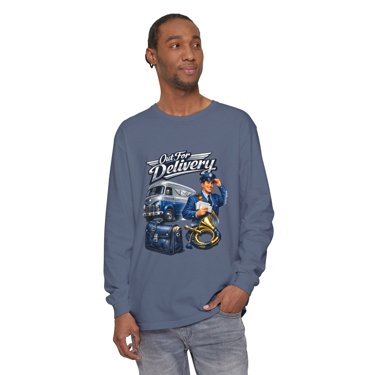 Mail Carrier Long Sleeve - Out for Delivery | Funny Mail Carrier Long Sleeve | Comfort Colors