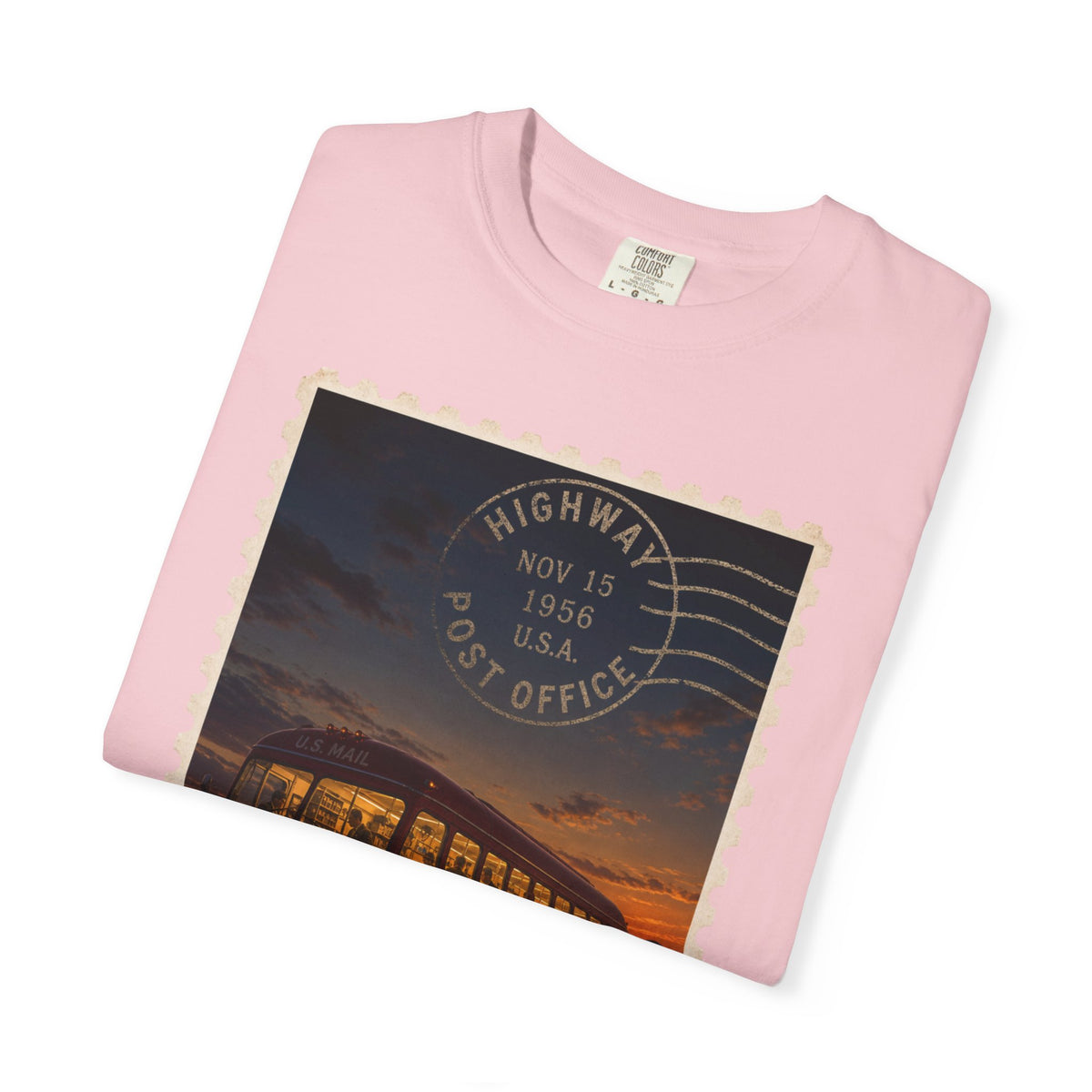 Highway Post Office 1941 — Vintage Mail Bus Shirt | Trivia Mail Carrier Tee