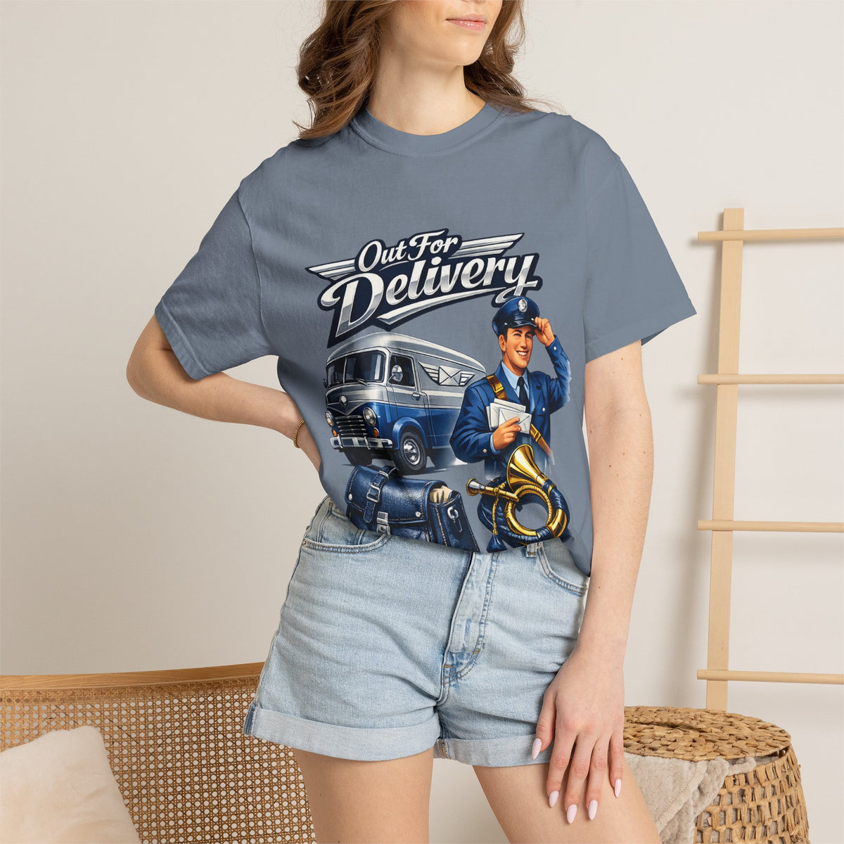 Mail Carrier T-Shirt - Out For Delivery | Funny Mail Carrier Tee | Comfort Colors
