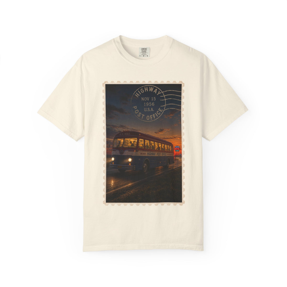 Highway Post Office 1941 — Vintage Mail Bus Shirt | Trivia Mail Carrier Tee