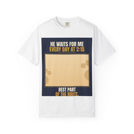 Mail Carrier T-Shirt - Best Part of the Route | Funny Mail Carrier Tee | Comfort Colors