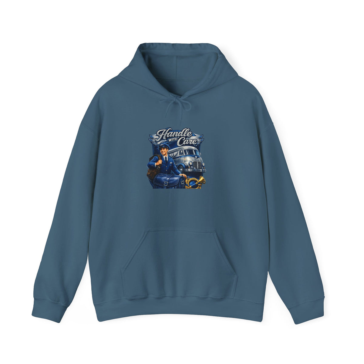 Mail Carrier Hoodie - Handle With Care | Funny Mail Carrier Hoodie | Gildan