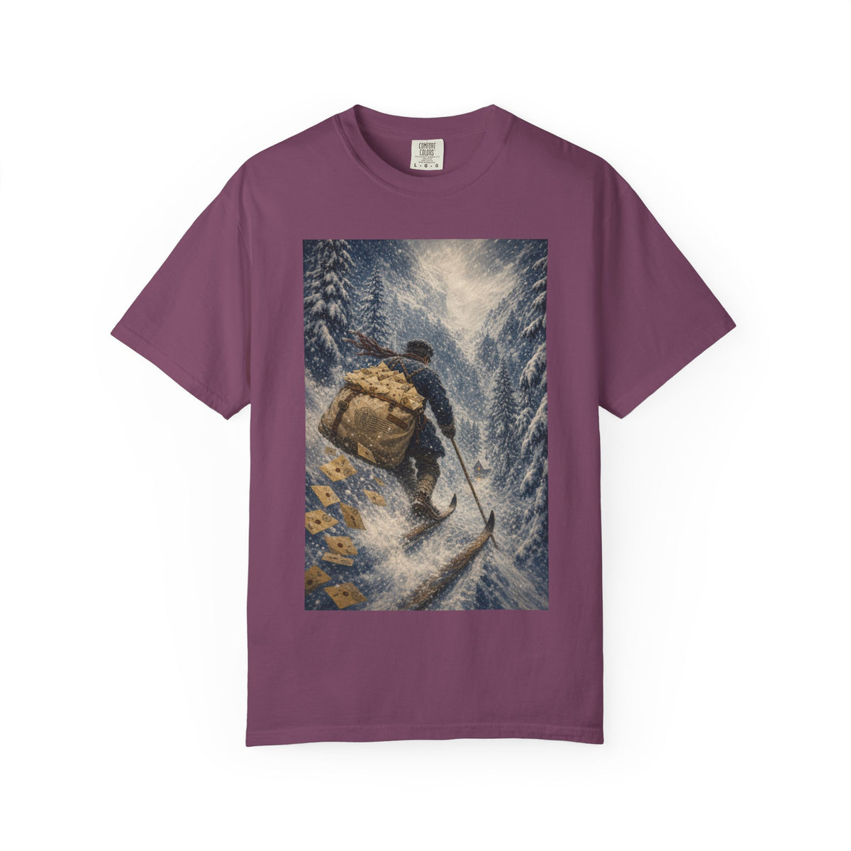 Snowshoe Thompson 1856 — Vintage Ski Mailman Shirt | Funny Mail Carrier Tee