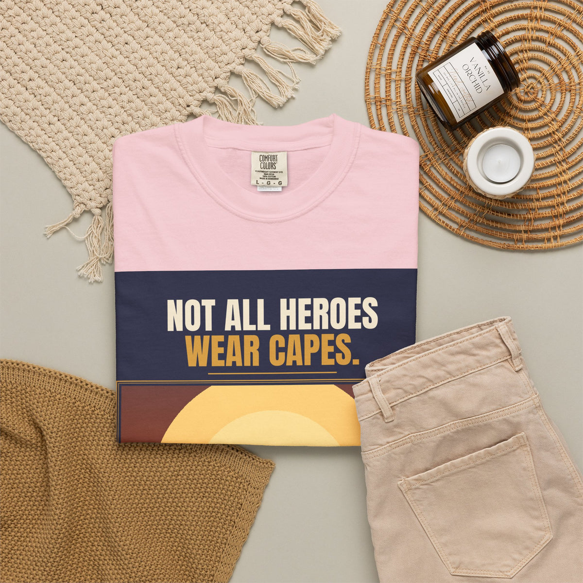 Mail Carrier T-Shirt - Not All Heroes | Funny Mail Carrier Tee | Comfort Colors