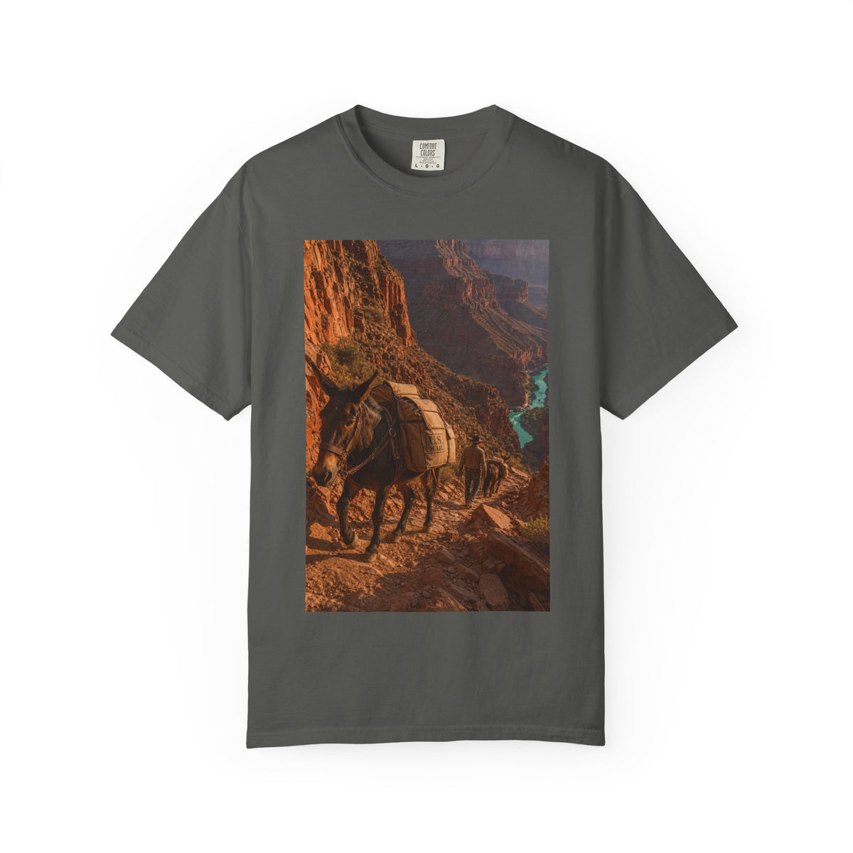 Mule Mail Supai — Vintage Grand Canyon Mail Shirt | Trivia Mail Carrier Tee