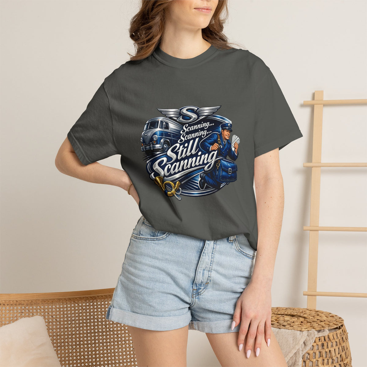 Mail Carrier T-Shirt - Still Scanning | Funny Mail Carrier Tee | Comfort Colors | Comfort Colors® 1717
