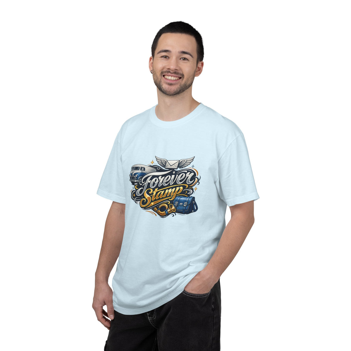 Mail Carrier T-Shirt - Forever Stamp | Funny Mail Carrier Tee | Comfort Colors