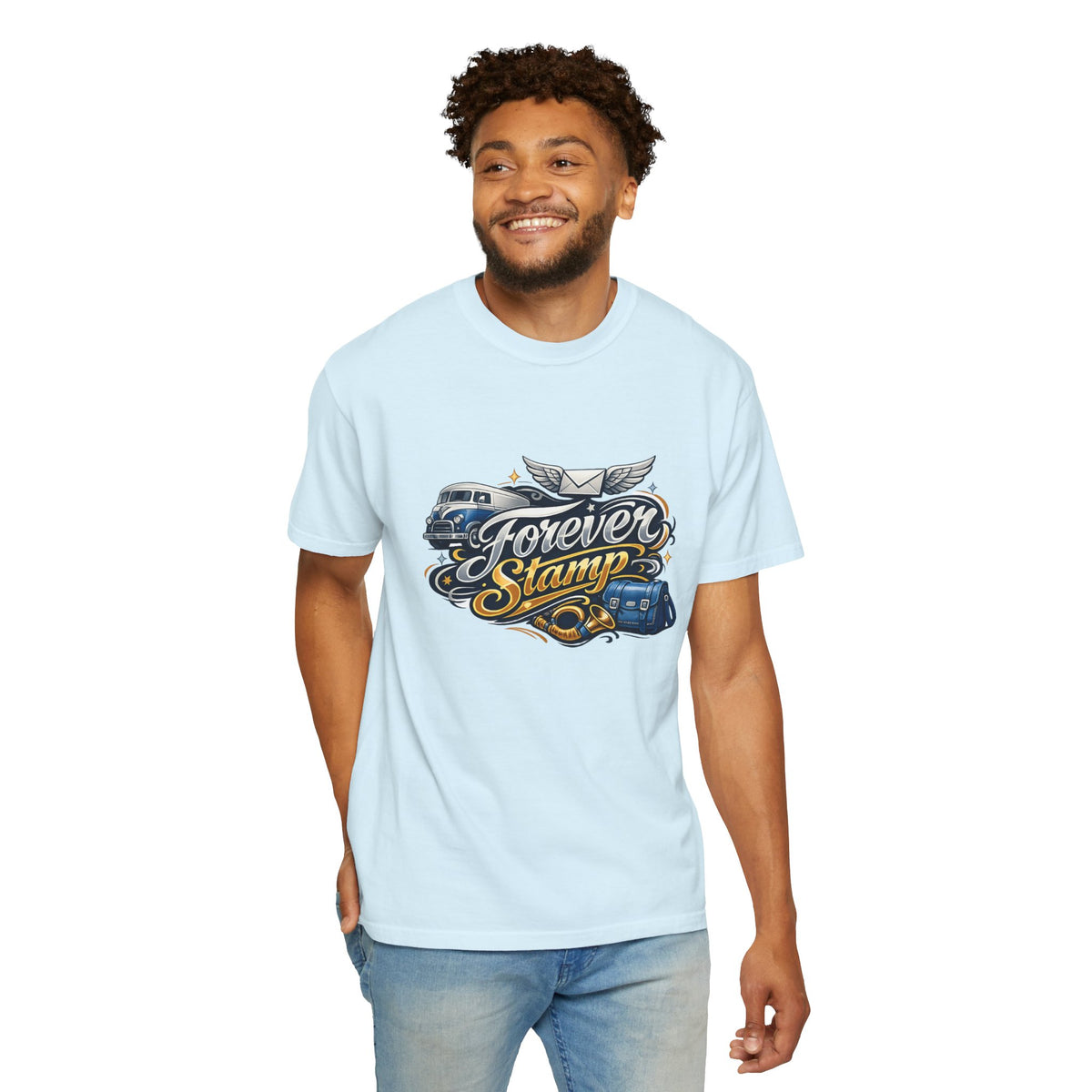 Mail Carrier T-Shirt - Forever Stamp | Funny Mail Carrier Tee | Comfort Colors
