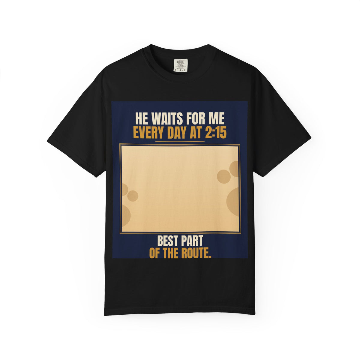 Mail Carrier T-Shirt - Best Part of the Route | Funny Mail Carrier Tee | Comfort Colors