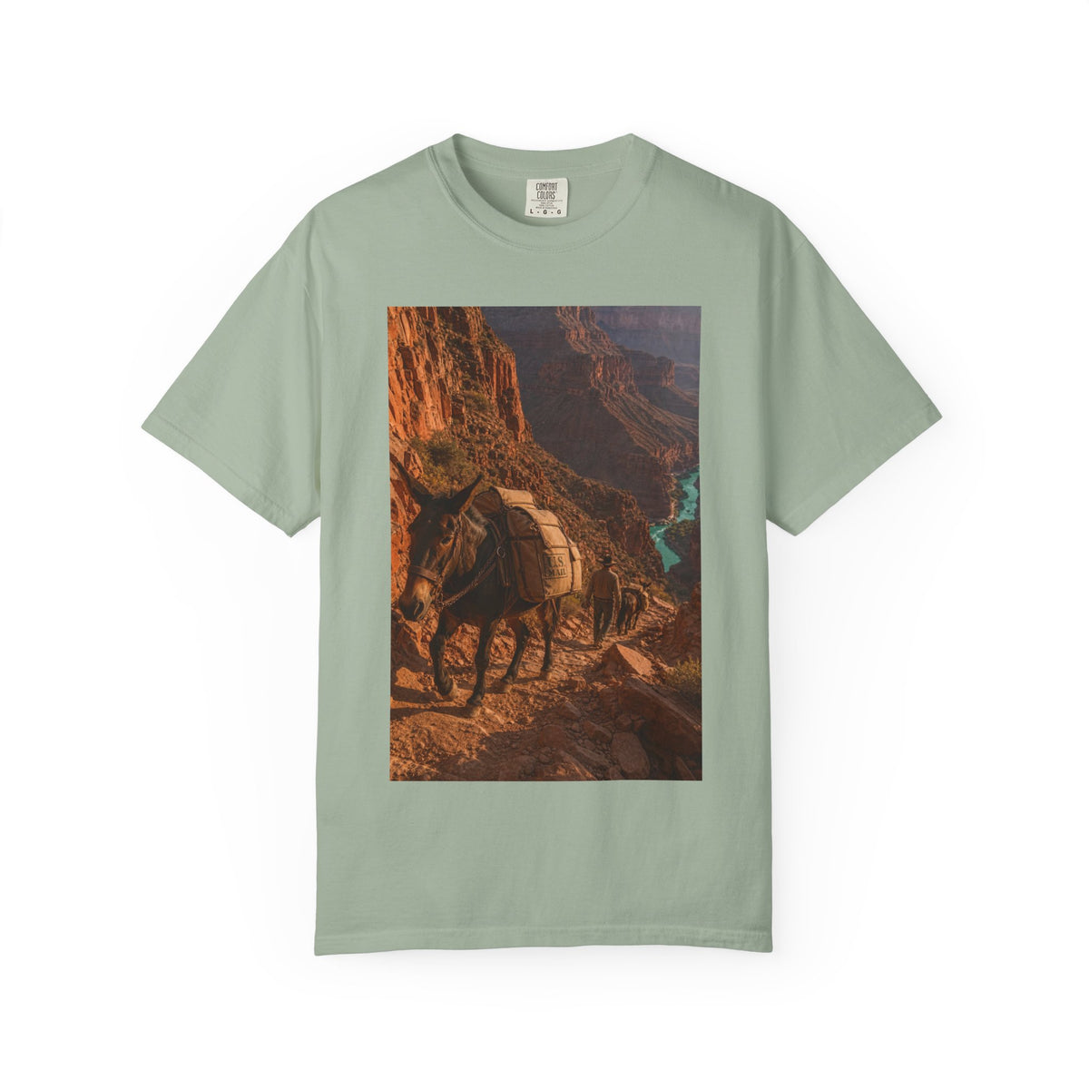 Mule Mail Supai — Vintage Grand Canyon Mail Shirt | Trivia Mail Carrier Tee