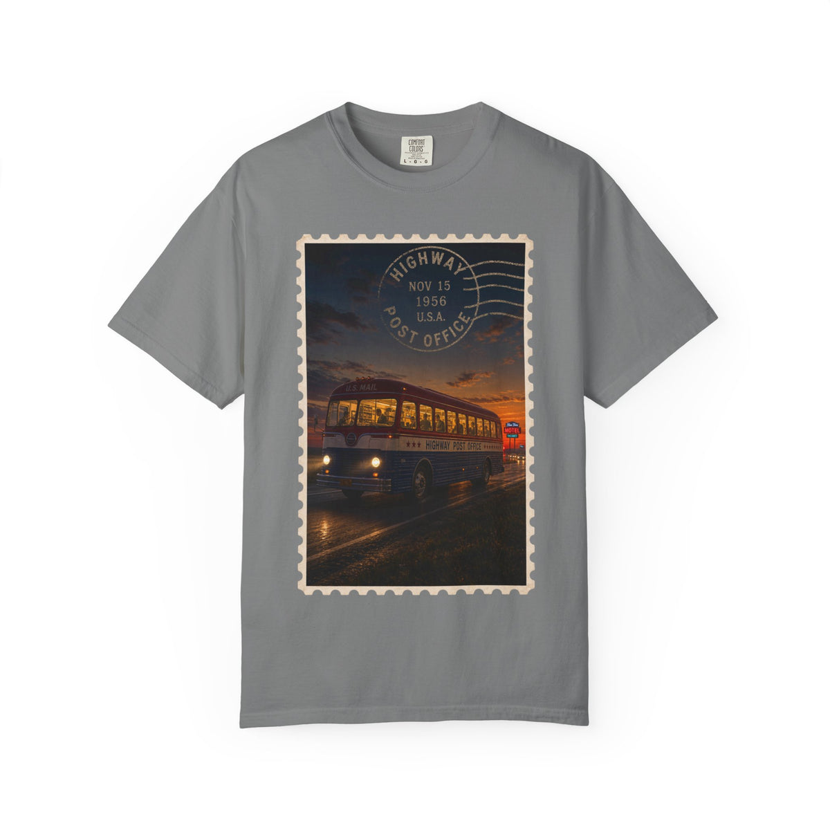 Highway Post Office 1941 — Vintage Mail Bus Shirt | Trivia Mail Carrier Tee