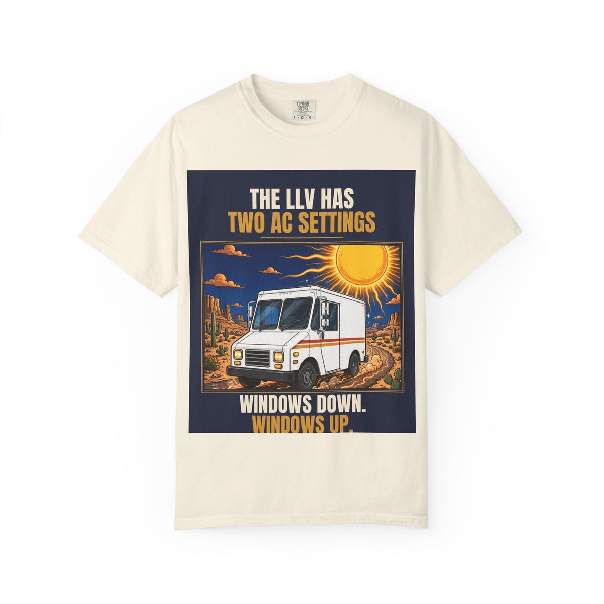 Mail Carrier T-Shirt - Two AC Settings | Funny Mail Carrier Tee | Comfort Colors