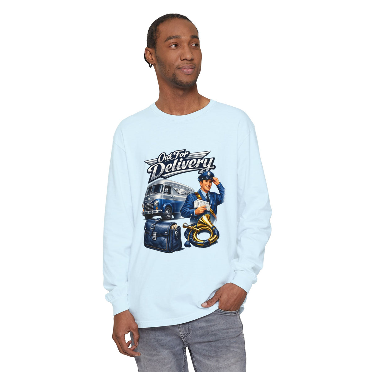Mail Carrier Long Sleeve - Out for Delivery | Funny Mail Carrier Long Sleeve | Comfort Colors