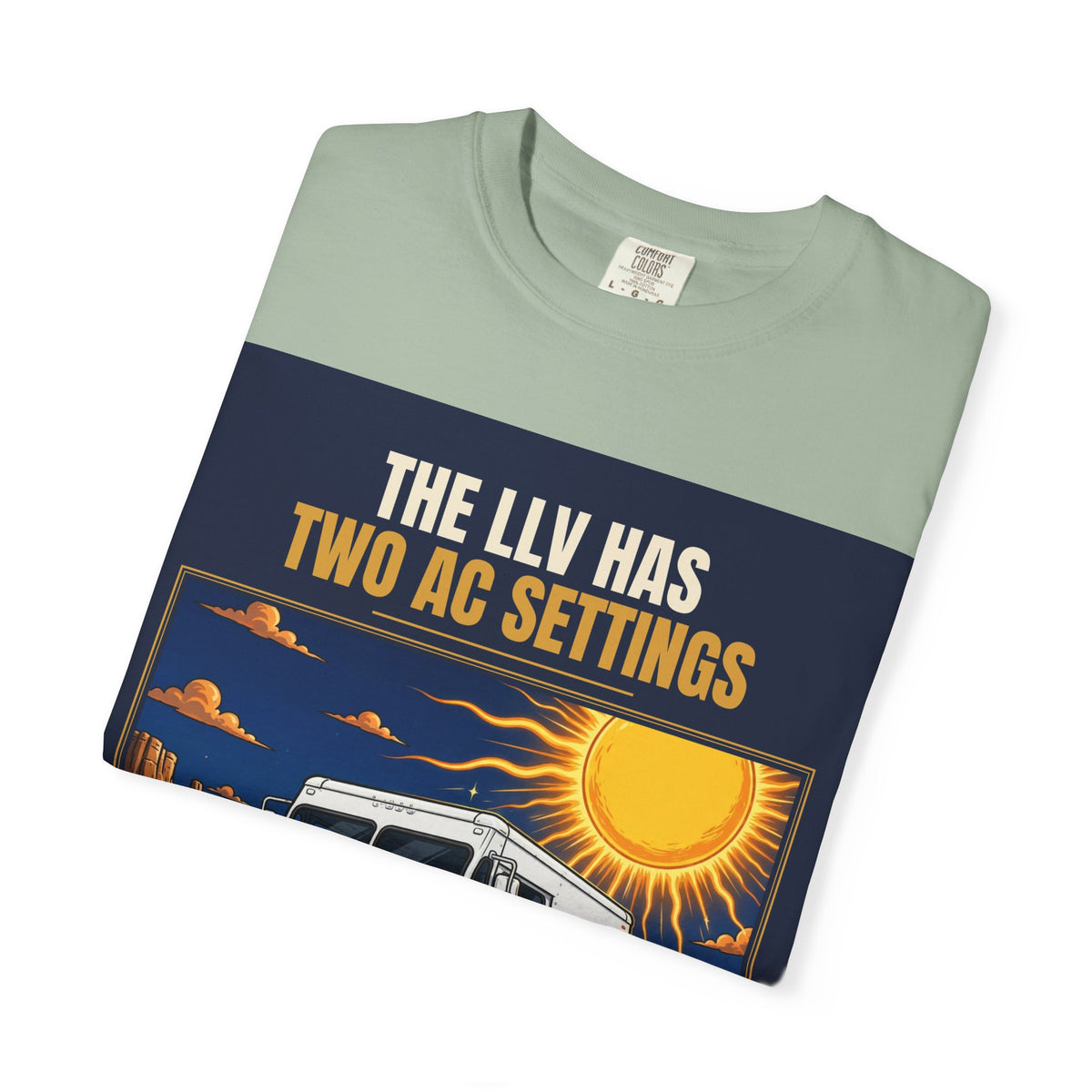 Mail Carrier T-Shirt - Two AC Settings | Funny Mail Carrier Tee | Comfort Colors