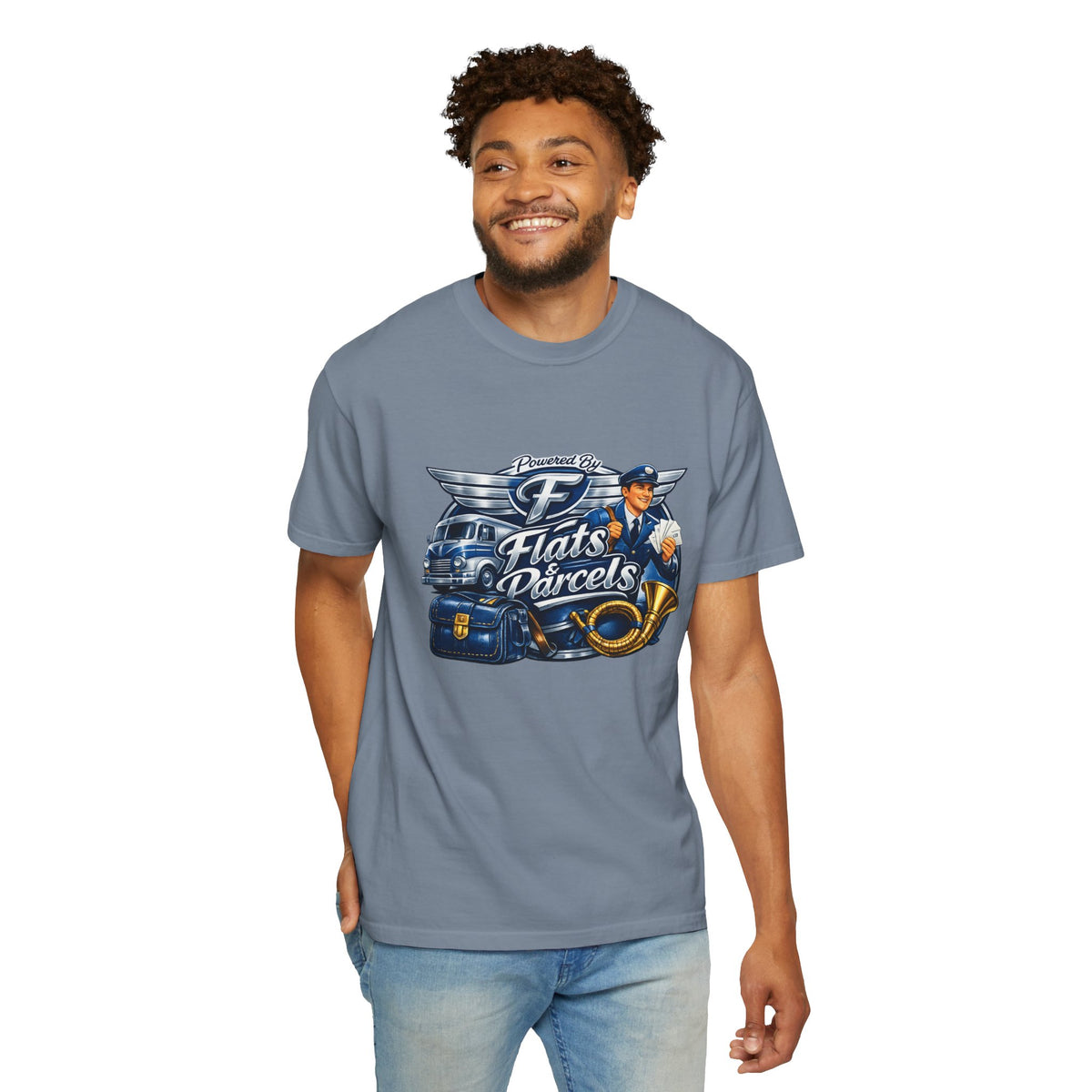 Mail Carrier T-Shirt - Flats and Parcels | Funny Mail Carrier Tee | Comfort Colors | Comfort Colors® 1717
