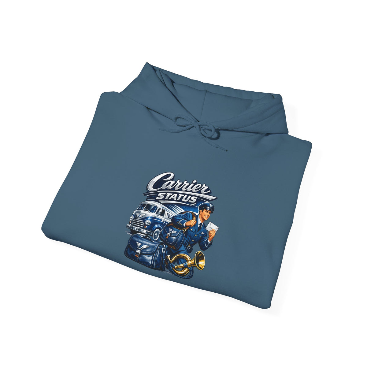 Mail Carrier Hoodie - Carrier Status | Funny Mail Carrier Hoodie | Gildan