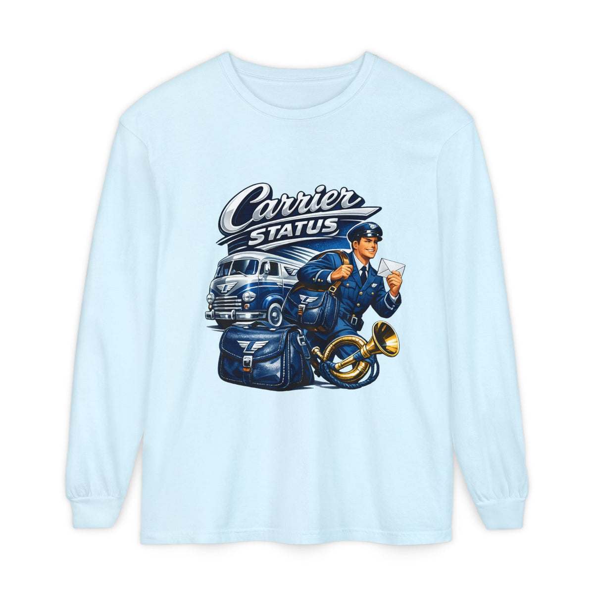 Mail Carrier Long Sleeve - Carrier Status | Funny Mail Carrier Long Sleeve | Comfort Colors