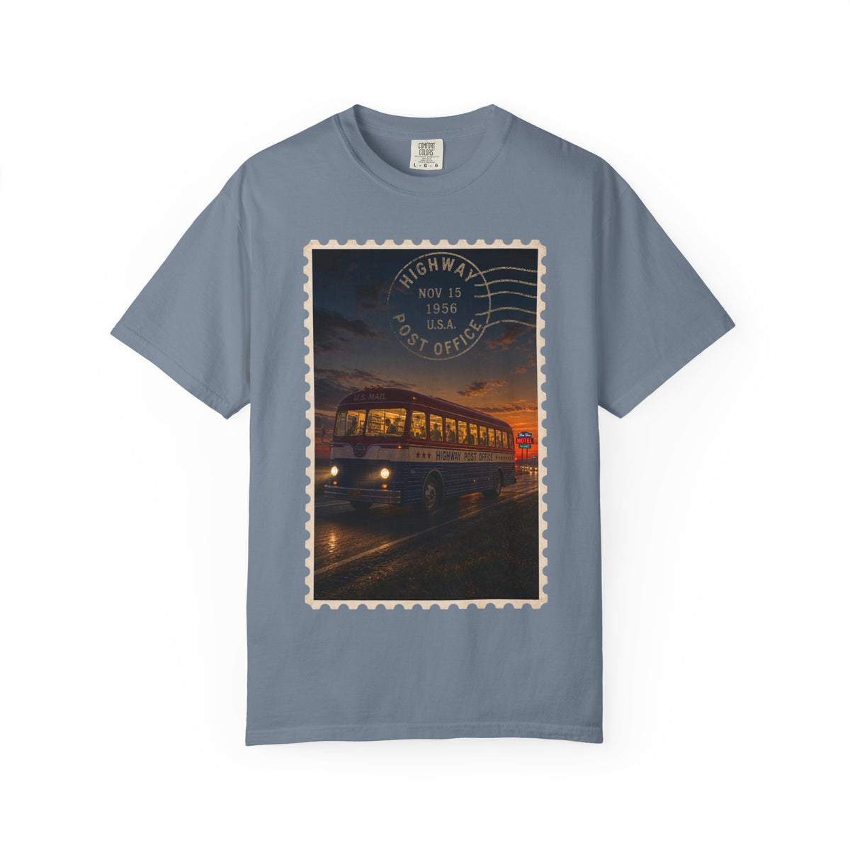 Highway Post Office 1941 — Vintage Mail Bus Shirt | Trivia Mail Carrier Tee