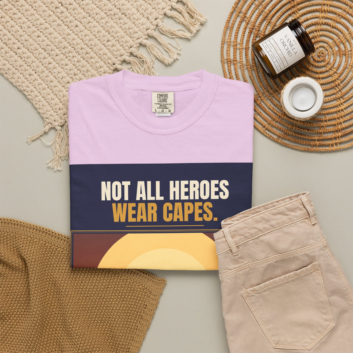Mail Carrier T-Shirt - Not All Heroes | Funny Mail Carrier Tee | Comfort Colors