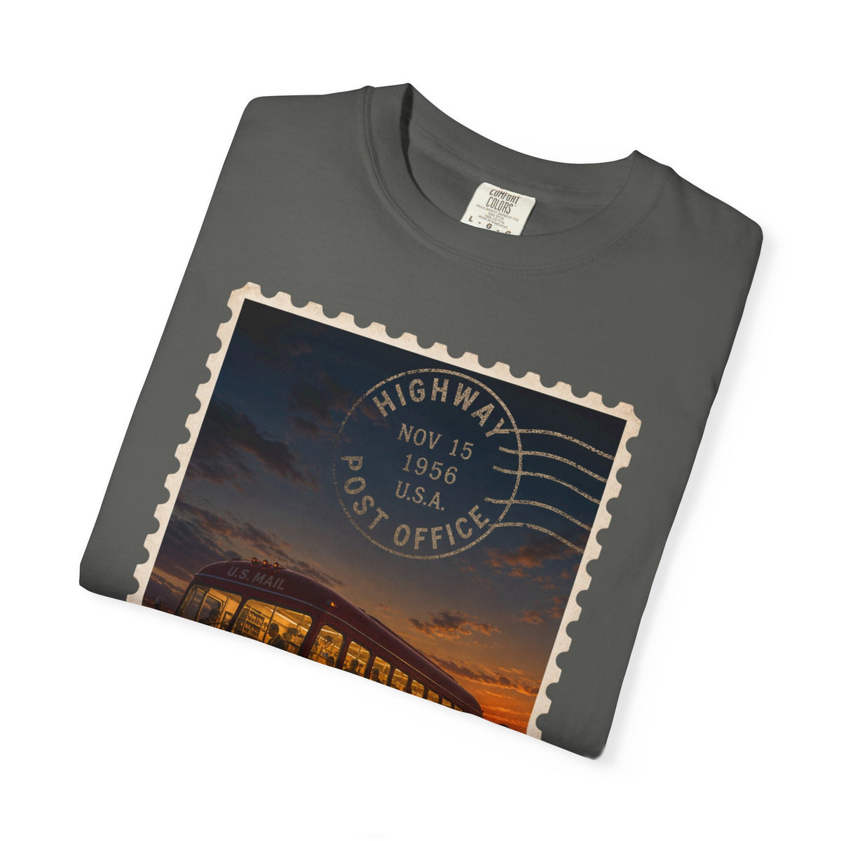 Highway Post Office 1941 — Vintage Mail Bus Shirt | Trivia Mail Carrier Tee