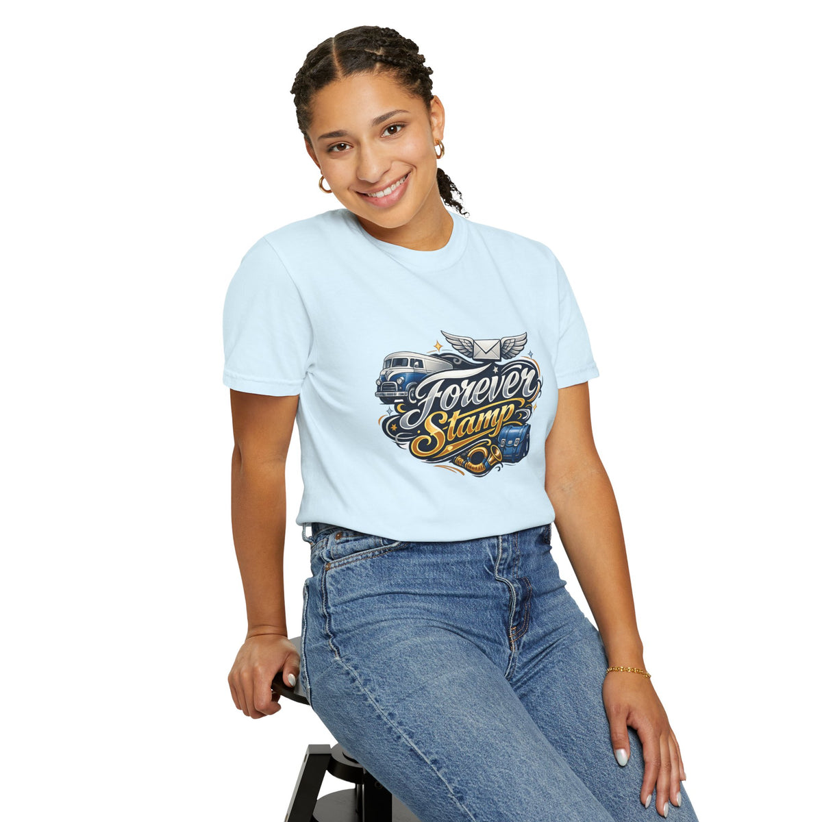 Mail Carrier T-Shirt - Forever Stamp | Funny Mail Carrier Tee | Comfort Colors
