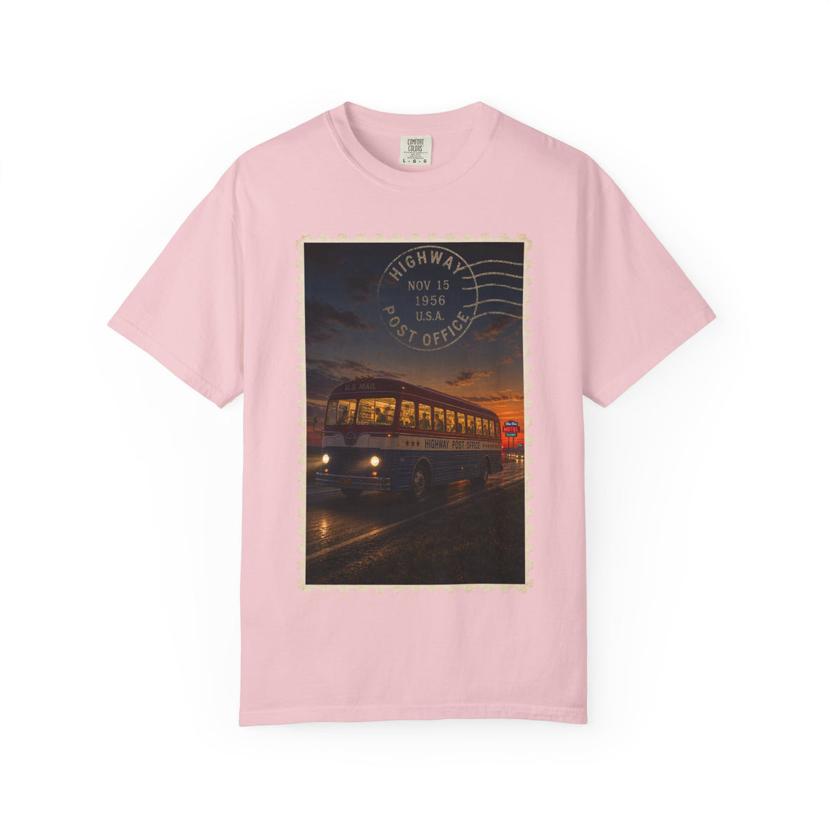 Highway Post Office 1941 — Vintage Mail Bus Shirt | Trivia Mail Carrier Tee