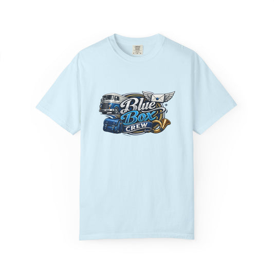 Mail Carrier T-Shirt - Blue Box Crew | Funny Mail Carrier Tee | Comfort Colors