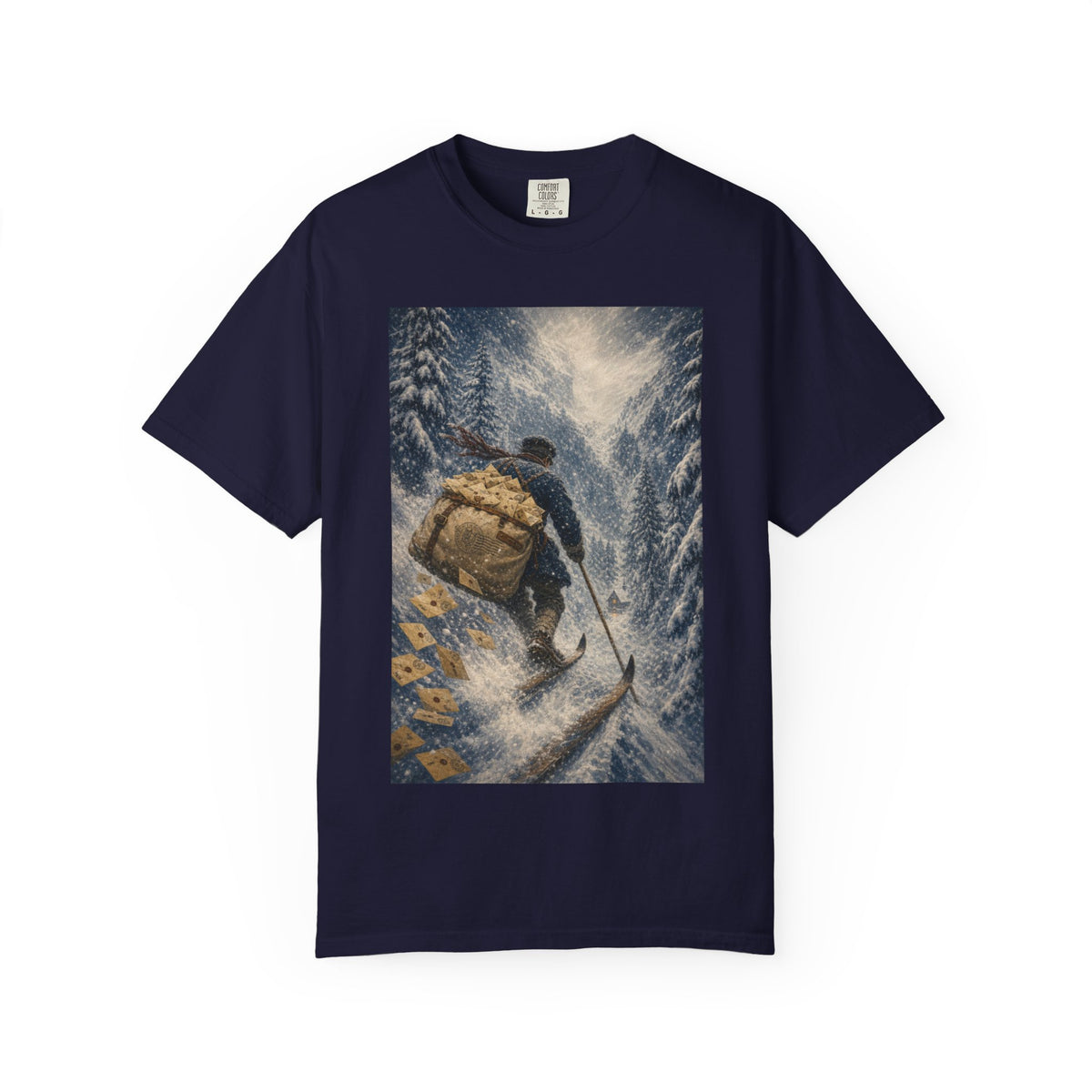 Snowshoe Thompson 1856 — Vintage Ski Mailman Shirt | Funny Mail Carrier Tee