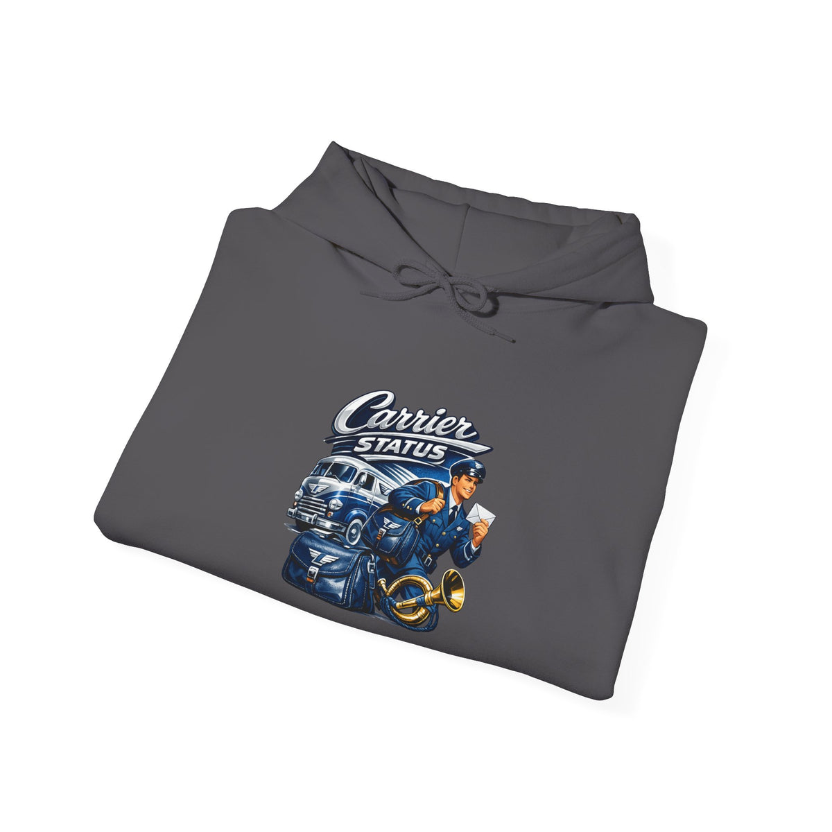 Mail Carrier Hoodie - Carrier Status | Funny Mail Carrier Hoodie | Gildan